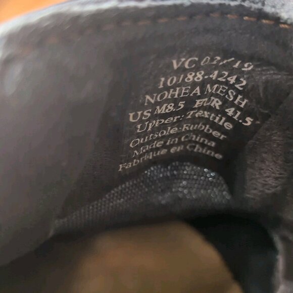 OluKai NoHea Mesh Men's 8.5 Slip On Loafer Shoes Shadow Grey Orange 10188-4242 - Picture 3 of 16